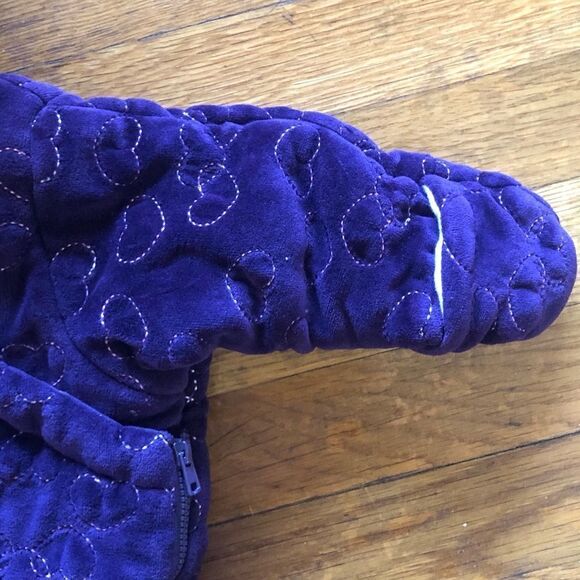 First Impressions Snow Suit Bunting Purple 3-6 M - Picture 6 of 10